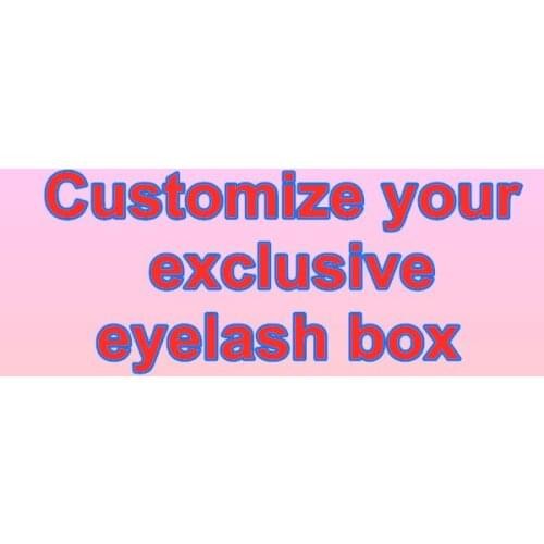 Custom eyelash box (card box hardcover box) Change the color or print the logo on the box mkeup lash packaging box empty