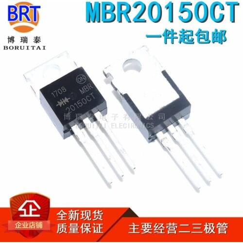 10pcs/lot MBR20150CT TO-220 MBR20150 TO220 MBR20150C Schottky Rectifiers 20 Amp 150 Volt Dual new