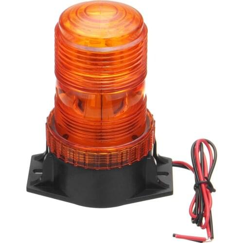 2x 30 LED Flashing Warning Light Beacon Emergency Rotating Strobe Light Traffice Safety Signal Lamp for Tractor Truck School Bus