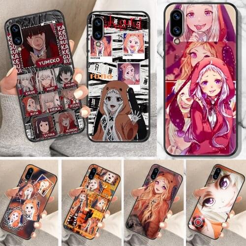 Kakegurui Runa Anime Phone Case For Huawei Honor 6A 7A 7C 8A 8X 8 9 9X 10 10i 20 Lite Pro black soft funda silicone back luxury