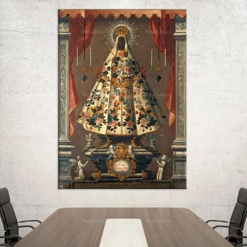 Black Madonna Print Our Virgin and Child of Guadalupe