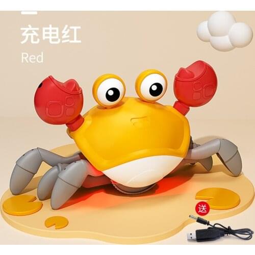 ChildrenS Electric Automatic Induction Crab Toy Animal Will Crawl Away Simulation Toy Douyin Boys And Girls
