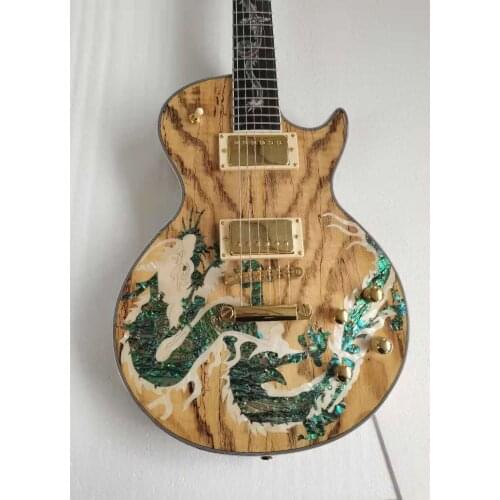 Free Transportation, 6-String Electric Guitar, Shell Dragon Inlay, Customizable