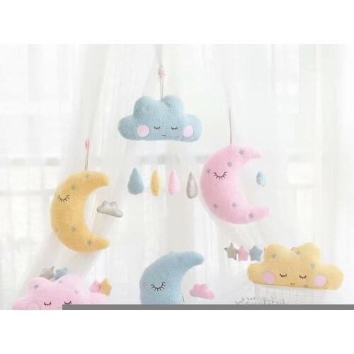 Ins Cloud Moon Baby Plush Pillow Sofa Bed Cushion Pillow Stuffed Toys Baby Kids Girl Boy Christmas Gift Comfort Room Decoration