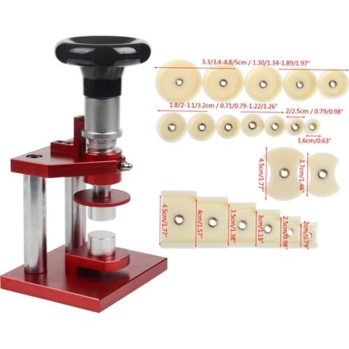Watch Repair Tools, Watchaker Tool, Rotary Watch Case Presser, Crystal Presser with 20PCS Moulds
