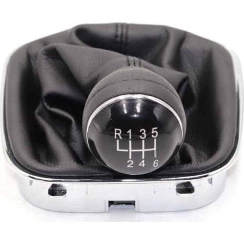 5/6 Speed Car Shift Gear Knob Lever Gaitor Boot Cover for VW POLO 6C 2011 2012 2013 2014 2015 2016 2017 2018 2019