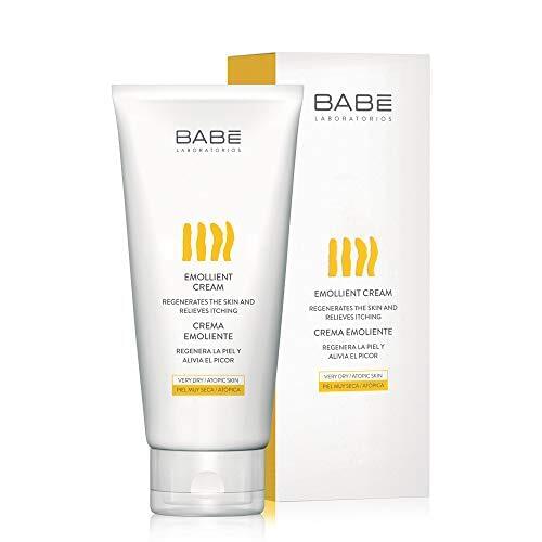 Laboratorios Babé - Crema Corporal Emoliente 200 ml, Para Piel Seca, Piel Atópica, Dermatitis, Hidratante, Alivia el Picor, Con