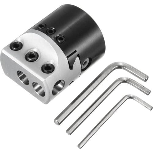 Machifit F1 1/2 Inch 50mm Boring Head Lathe Milling Tool Holder for 1/2 Inch Boring Bar Lathe Tools