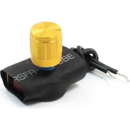 Blue Gold Tone Table Lamp Full Range Dimmer Rotary Switch 2 Way