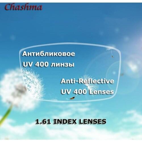 Chashma 1.61 Index HD Clear Lens Eyes Optical Glasses Prescription Lenses Recipe Transparent Color Anti Reflective Glass