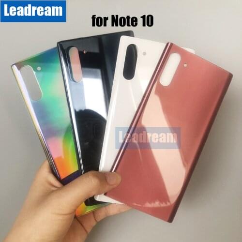 Original Back Battery Door Housing Cover Rear Glass for Samsung Galaxy Note 10 Plus Back Glass Battery Cover