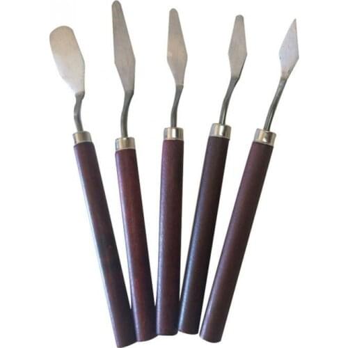 Professional Stainless Steel Spatula Kit Palette Knife for Oil Painting Fine Arts Painting Tool Set Fashional Flexible Blades