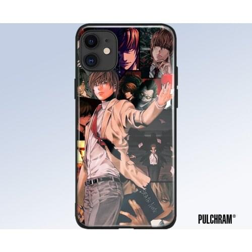 Light yagami Death Note anime Tempered Glass Soft Silicone Phone Case Cover Shell For iPhone SE 6s 7 8 Plus X XR XS 11 Pro Max
