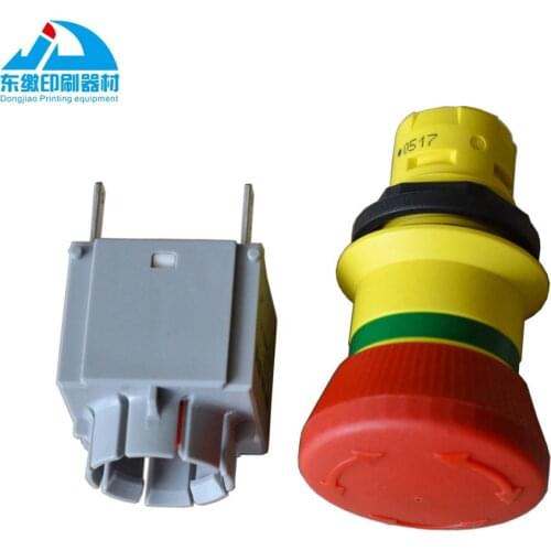 SM102 Printing Machinery Spare Parts SM102 CD102 Emergency Stop Switch SM74 Emergency Stop Push Button