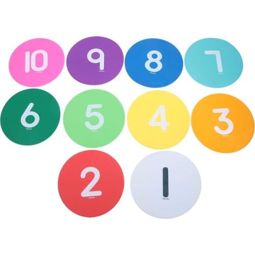 10pcs 30cm Soccer Sports Landmark Marker Dish Pad Flat Spot Football Training Sign Plate