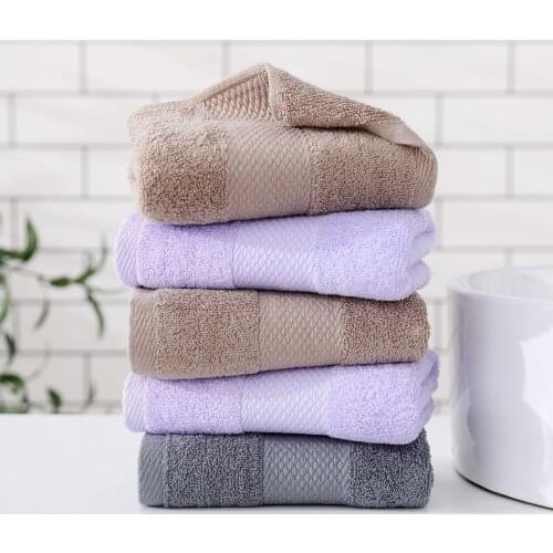 2pcs 34*74 cm Face towel Super soft long stapled cotton towel excellent water-absorbing quality towel