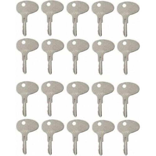 20pc Keys For Mitsubishi Forklift Dozer Tractor International For CAT For Kubota 12343