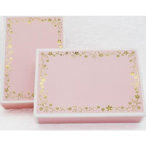 20Pcs/lot 12x12x5/19x13x5cm/17x11x5cm Pink Lace Gift Boxes Mooncake Packaging For Decorative Package Present Cardpaper Box