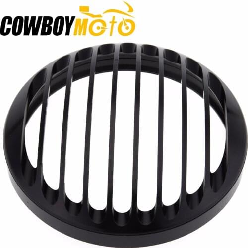 5 3/4" Round Motorcycle Headlight Grill Bezel Cover for Harley Sportster XL 1200 883 2004-2014 2013 2012 2011 2010 2009 2008