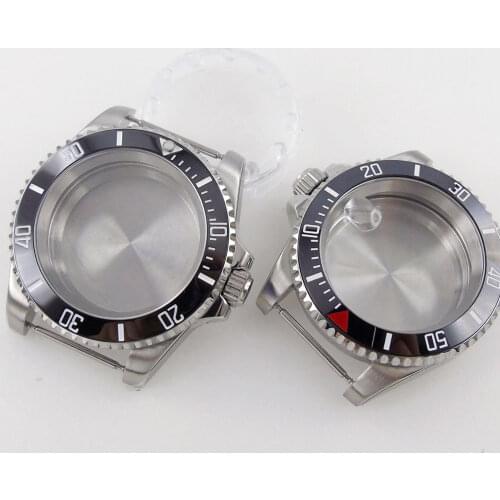 40mm Watch Case fit NH35A NH36A ETA 2836 MIYOTA 8215 821A DG Mingzhu 2813 Glide Lock Sapphire