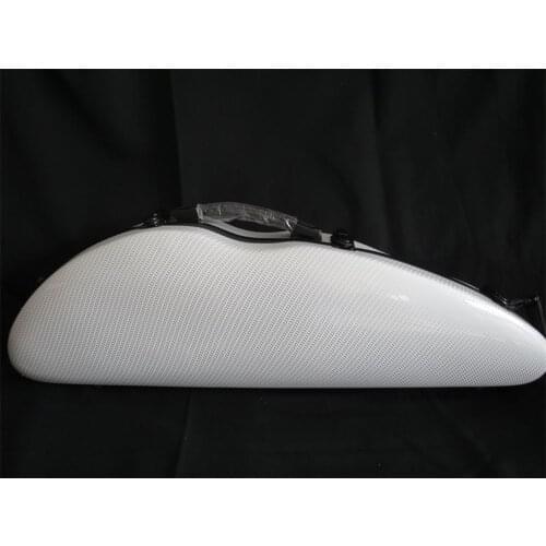 Camber modle carbon fiber composite materia white colorl violin case 4/4