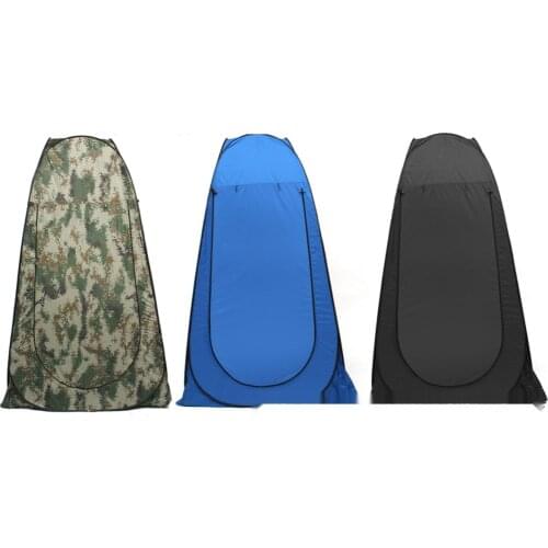 Black/Camouflage/Blue Outdoor Automatic Changing Tent Mobile Toilet Locker Room Waterproof Free Of Construction