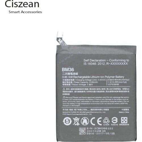 Ciszean Xiaomi Mi 5S Phone Batteries