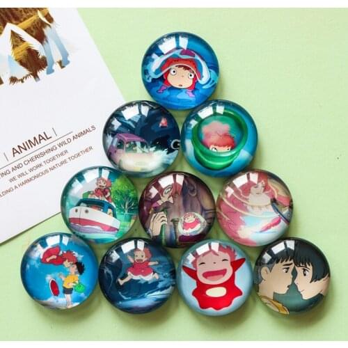 Ponyo on the cliff anime action figure prefect quality figurine Ponyo fridge magnets Toys for children home decoration