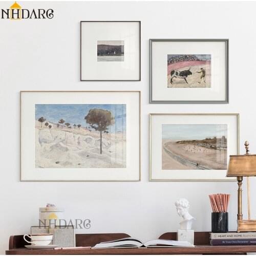 NHDARC Canvas Print Painting Poster 2020 New Style Classical Luxury Light Pink Scenery Wall Pictures for Living Room Home Decor