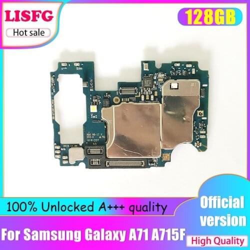 High Quality For Samsung Galaxy A71 A715F Motherboard,Unlocked For Samsung Galaxy A71 A715F Logic Board Mainboard With chips