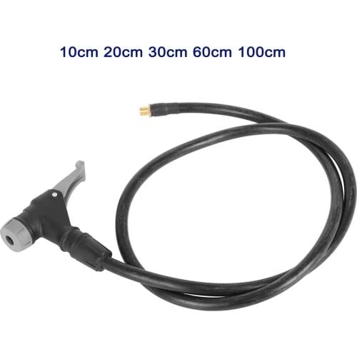 10cm 30cm 60cm 100cm 2-in-1 Multifunctional Inflatable Air Tyre Tire Chuck Inflator Pump Hose Adapter For Car Bike Motocycle