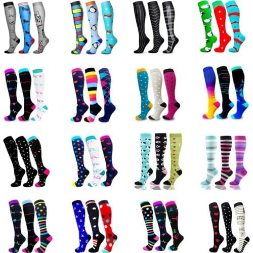 Unisex Compression Socks Varicose Veins Dropship Soccer Sport Socks Outdoor Sport Nursing Hiking Running Fitness Socks Set