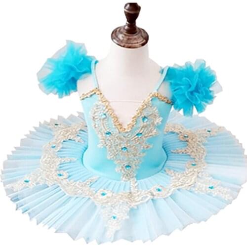 2020 New Songyuexia Childrens dance dress girls ballet skirt women swan lake blue pink professional ballet tutu skirt