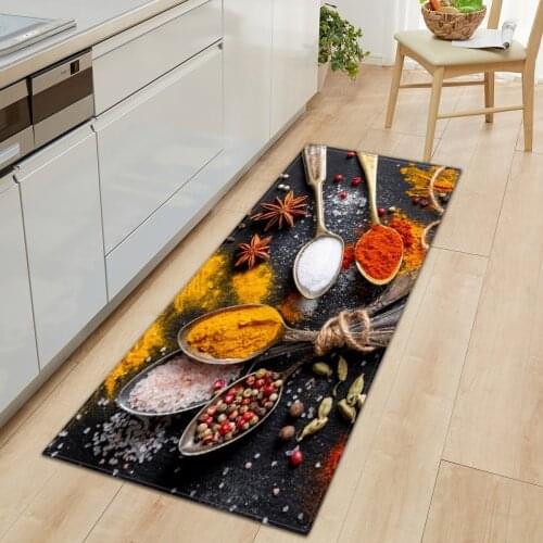 The new home cutlery into the door mat kitchen water-absorbing long bedroom non-slip mat living room carpet