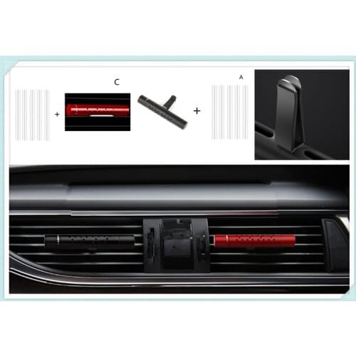 Car aromatherapy stick air conditioner perfume freshener for Audi Q3 Q5 SQ5 Q7 A1 A3 A4 A4L A5 A6 A6L A7 A8 S5 S6 S7