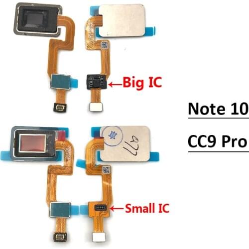 Repair Fingerprint Scanner For Xiaomi Mi Note 10 Pro ID Home Button Fingerprint Menu Return Key Recognition Sensor Flex Cable