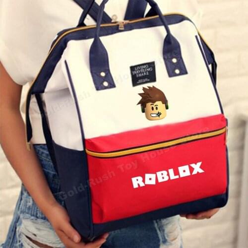 Robloxs Japan Style Backpacks Laptop Ring Backpack Women Mochila Feminina Bagpack School Bags for Teenage Girls Back Pack Rugzak