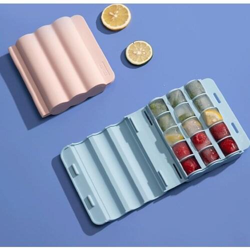 Silicone Ice Tray Mold 15 Grids Twistable Silicone Kitchen Ice Mold for Whiskey Cocktail Home kitchen accessories для кухни 2021