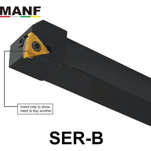MANF Threading Turning SER2020K16-B Lathe Tools CNC Machine External Threaded Toolholder Threading Turning Tools For mmt 16er