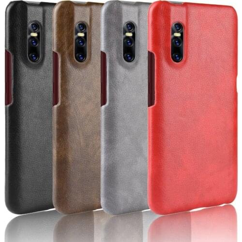 Subin Ultra Slim Cases For VIVO V15 Pro Case Litchi Skin Pattern PU Leather and PC Book Cover For VIVO V15Pro V15 Pro Phone Case