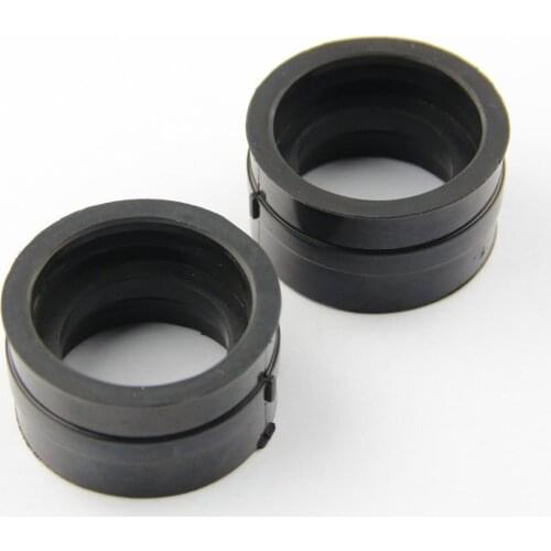 2pcs Motorcycle Carburetor Interface Manifold Intake Glue For Kawasaki EJ400 W400 2006-2008 EJ650 W650 1999-2008 OEM ：16065-1361