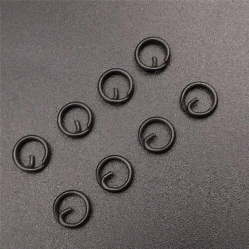20pcs Carp Fishing Link Clips Snap Connector Hook Ring Q Clip Swivels Beads Boilies Bait Screws Pin Carp Fishing Terminal