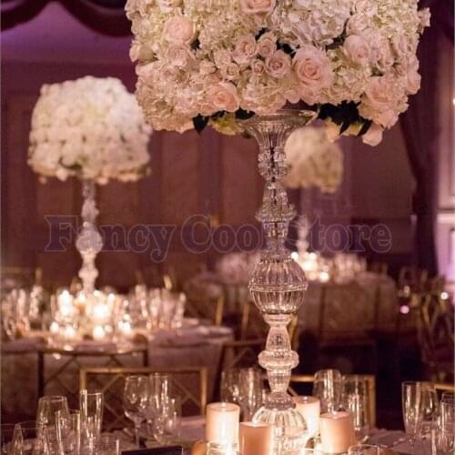 75cm(H) Acrylic flower vase Crystal Table Centerpiece Wedding Decoration