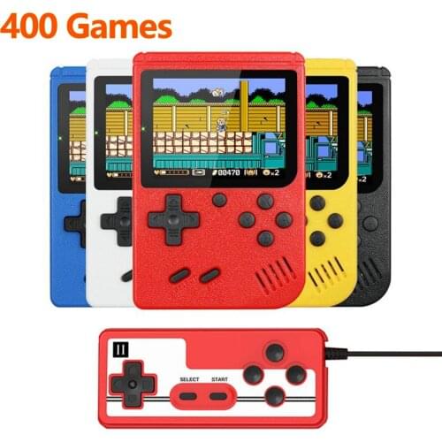 Bevigac Portable Handheld Game Console with 400 Classic Games 3inch LCD Screen AV Cable for Kids Adults Gift Support 2 Players
