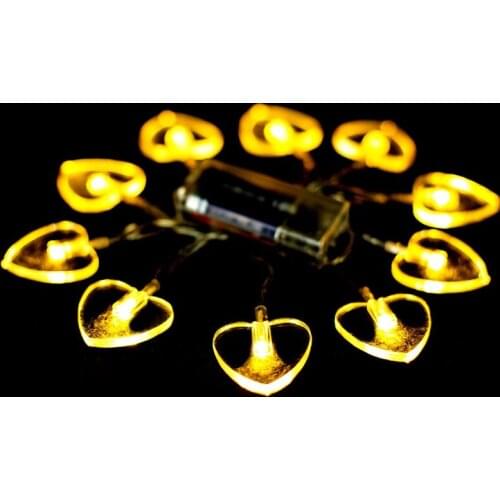 Heart String Lights for Room Decoration Light Christmas Wedding Light Patio Lights Led Fairy Lights Halloween Lights