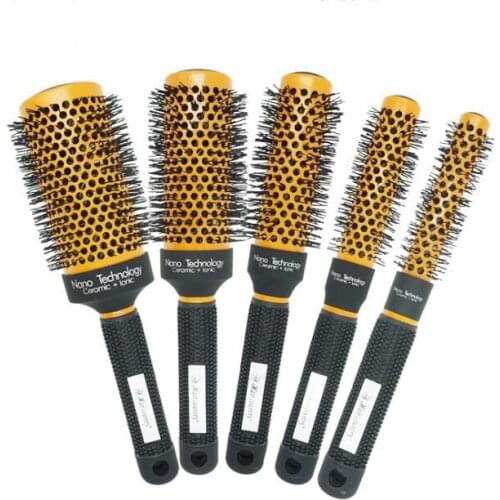 Hair brush Ceramic Nano Ceramic Ionic Hair tech ceramic round brush + GIC-HB516 free shipping