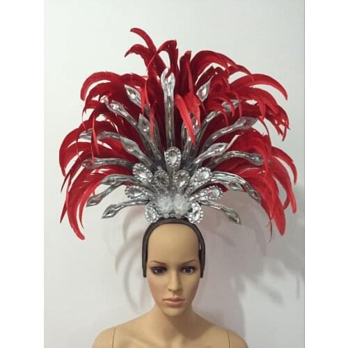 Lo spettacolo di danza copricapo di piume di accessori di abbigliamento La FESTA La Maschera IL Festival