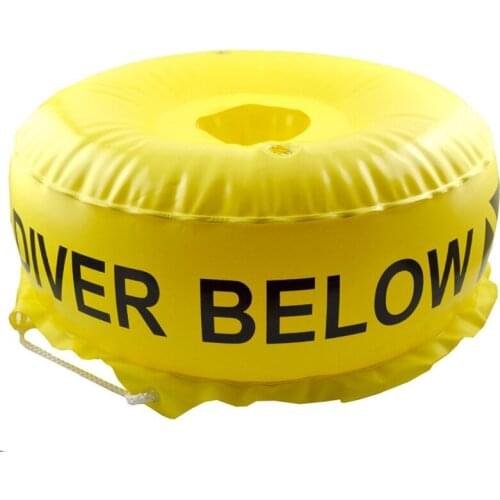 High Visibility Diving Buoy Inflatable Training Float for Scuba Diving Snorkeling Diving Safety Float for Dive Flag