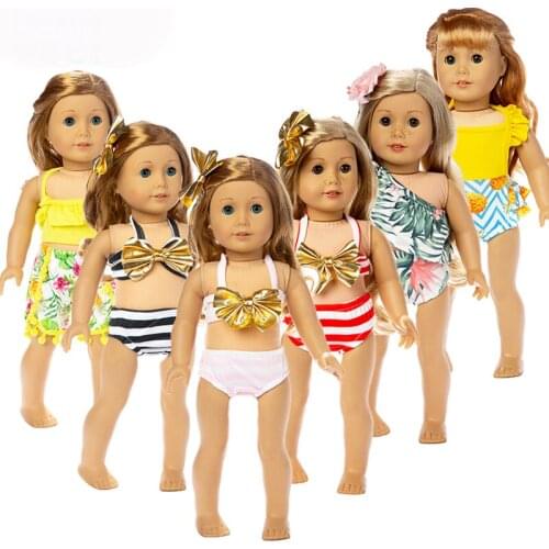 New Short Swim Set Clothes fits for American girl 18" american girl doll alexander doll best gift