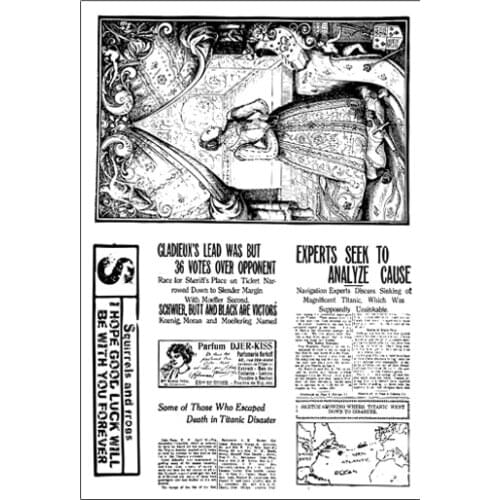 New transparent Silicone stencil for DIY Scrapbooking photo album decorative sheets